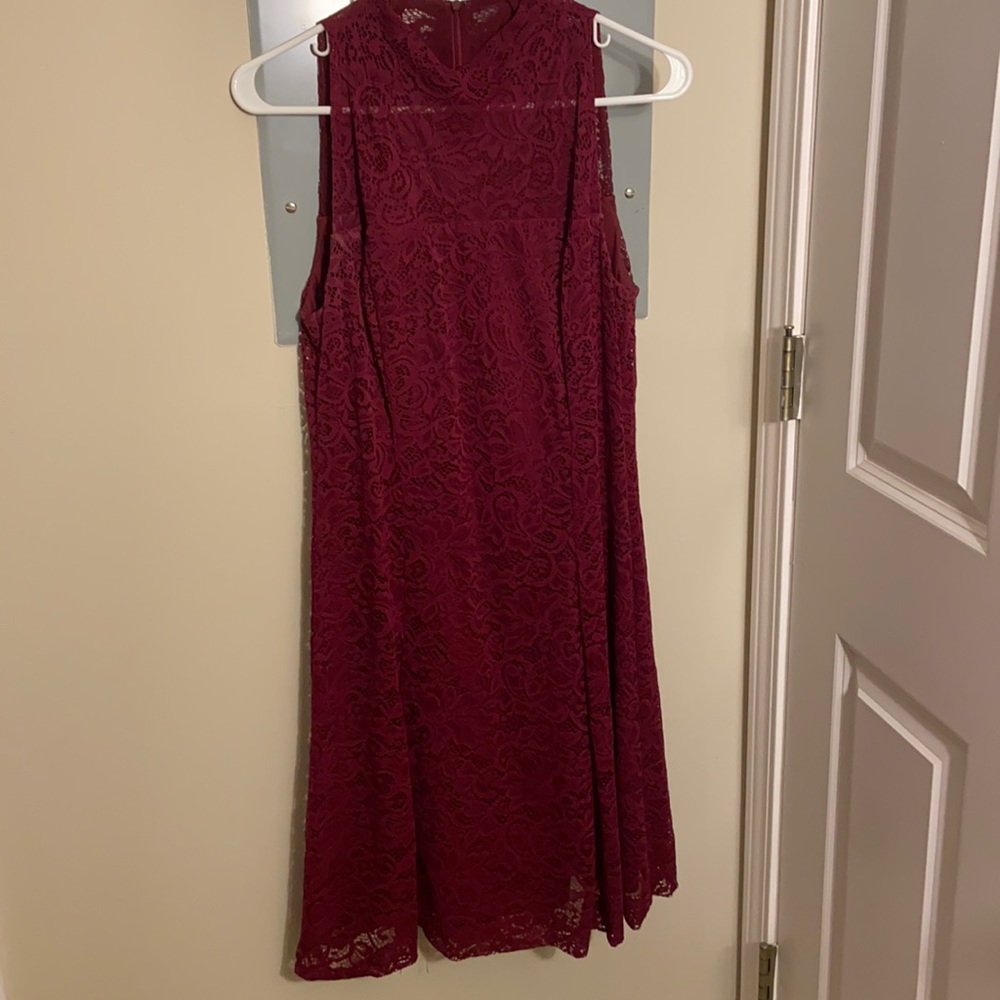 Maroon Dress size 10